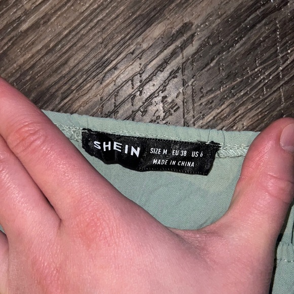 Sage Green Shein Dress - Picture 2 of 3